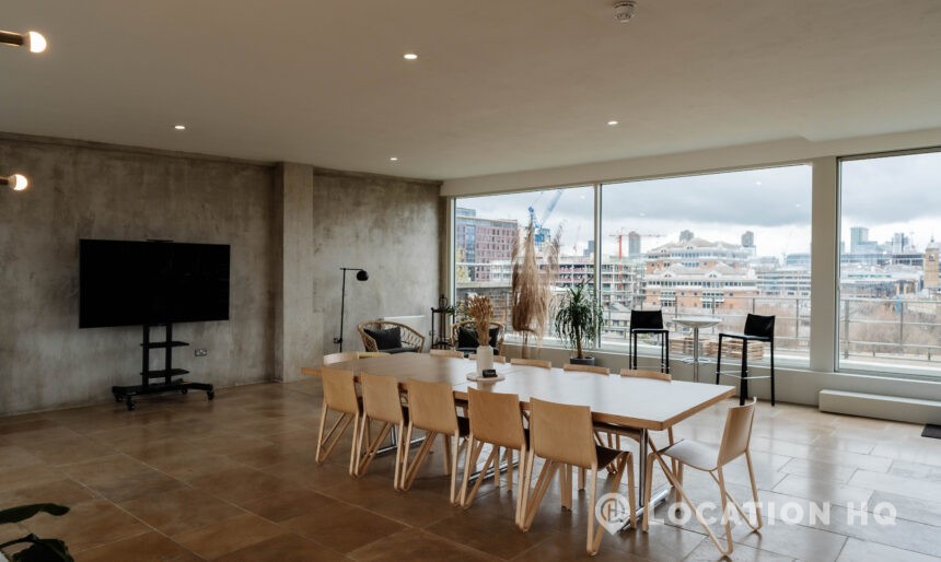 minimalist apartment filming London