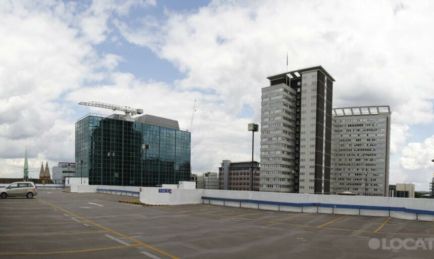 Croydon rooftop filming car park