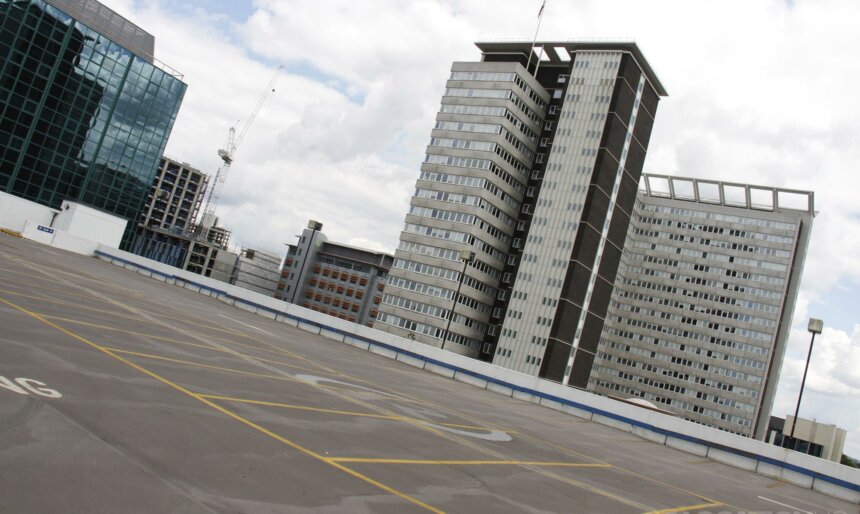 Multi storey car park filming