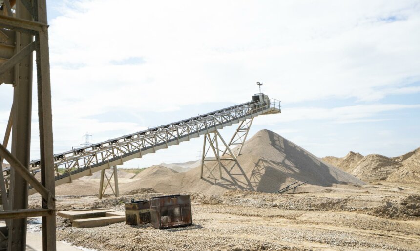 sand quarry filming