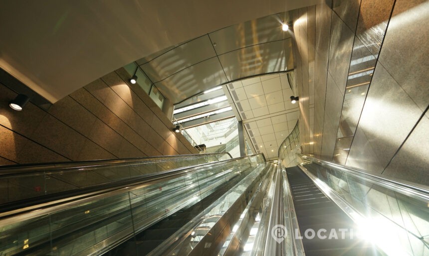 escalator filming London