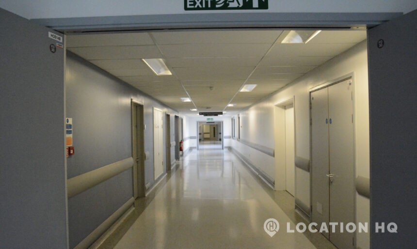 Hospital corridor film location