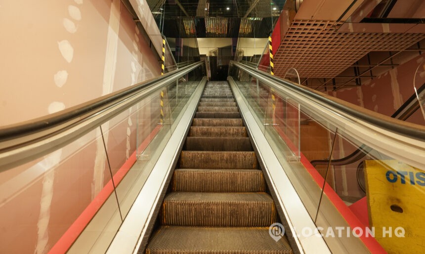 Empty City Shopping Centre escalator film location