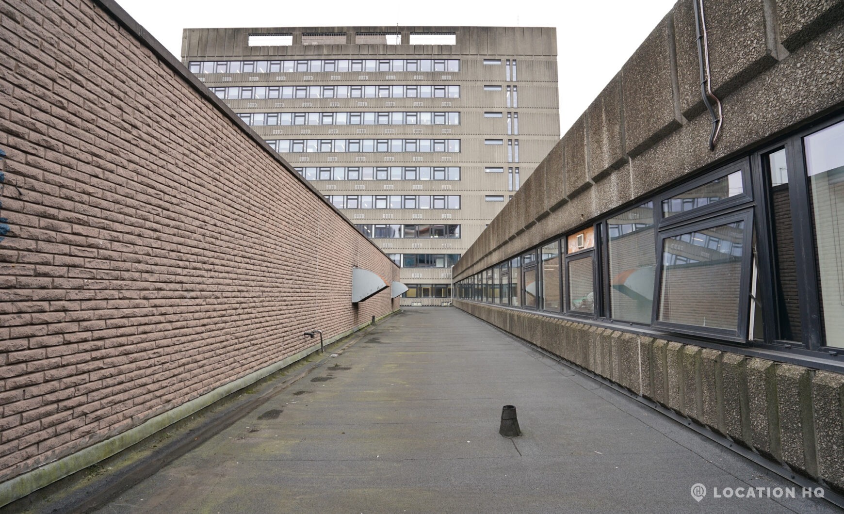 brutalist cast concrete film location