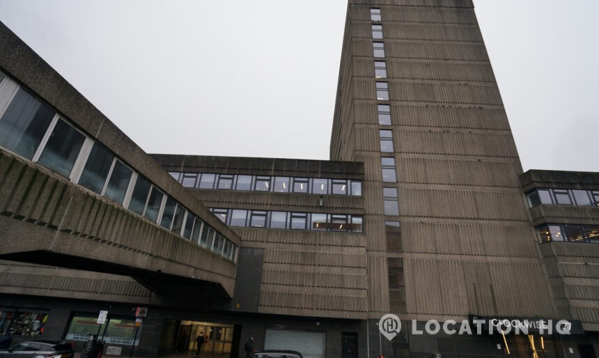 brutalist cast concrete film location