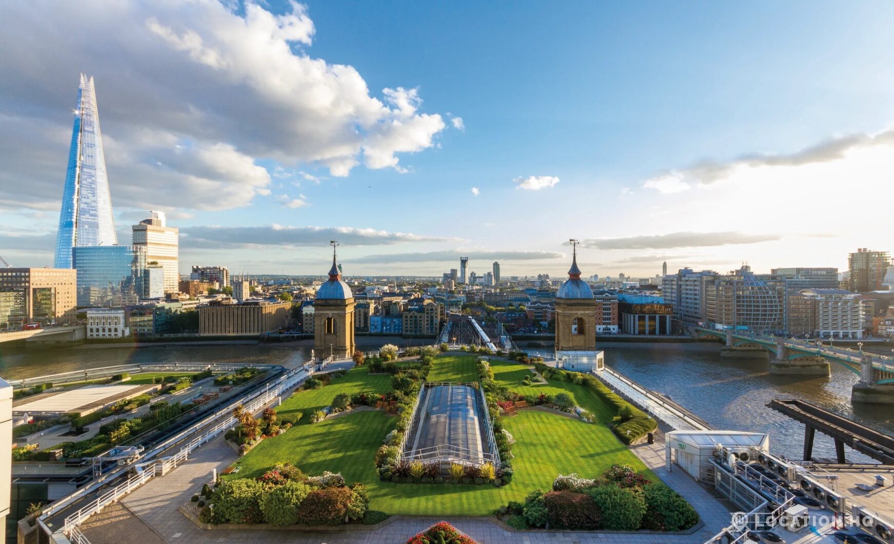 rooftop roof top roof-top film location London